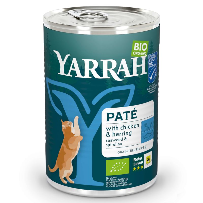 Yarrah Organic Pâté 6 x 400g Organic Chicken