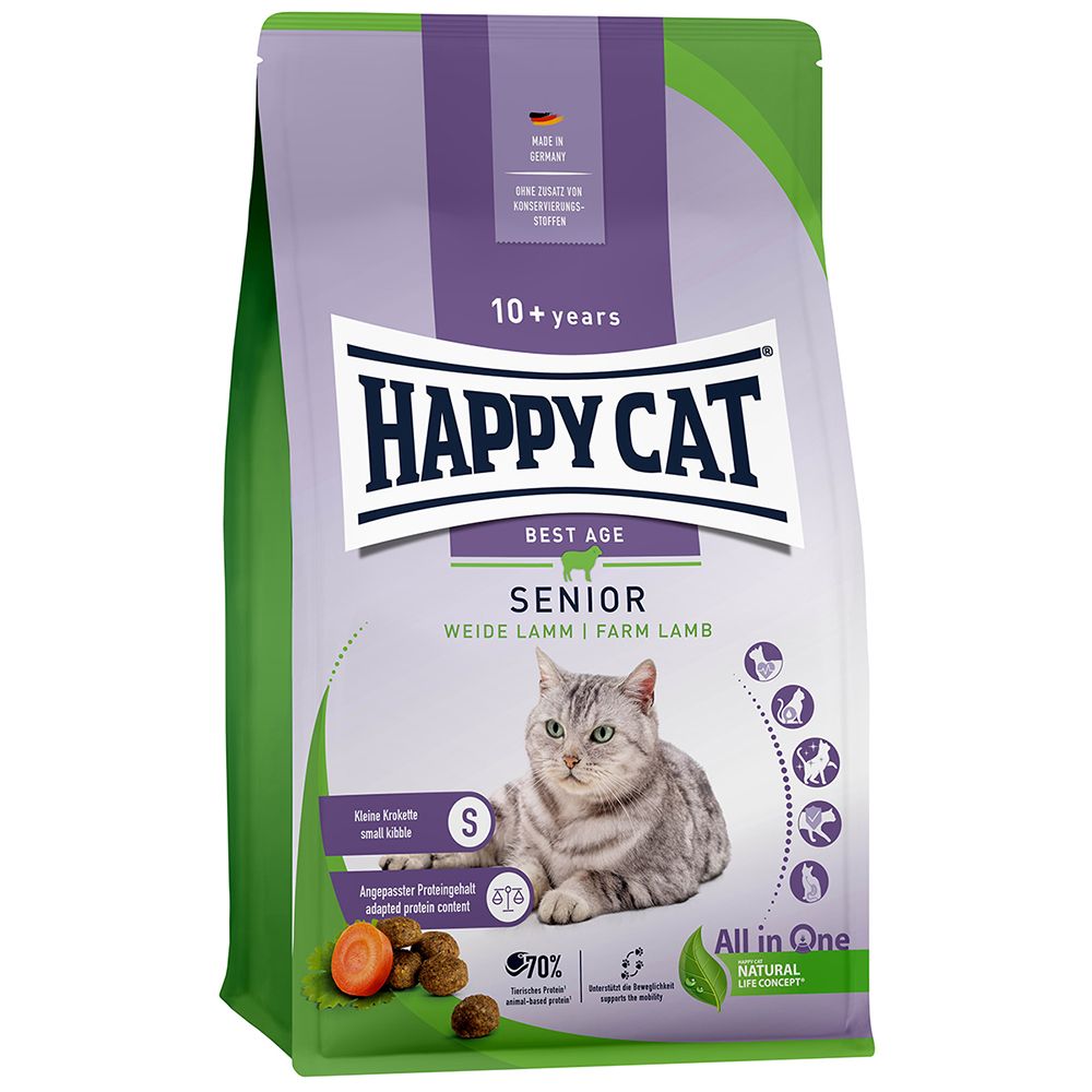 Happy Cat Senior Pasture Lamb 1.3kg
