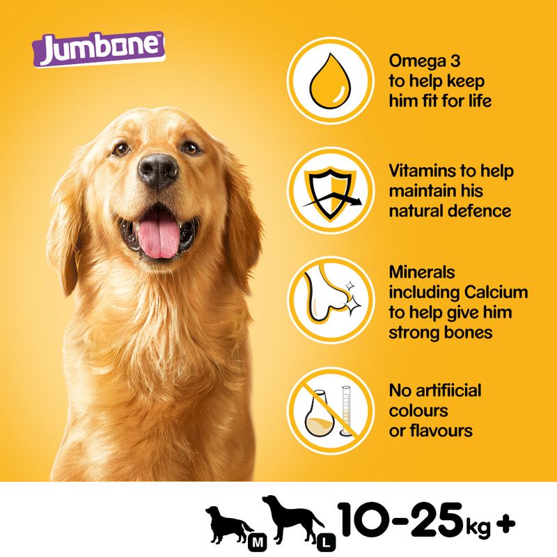 Pedigree Jumbone Medium - Chicken & Lamb 180g (2 Snacks)