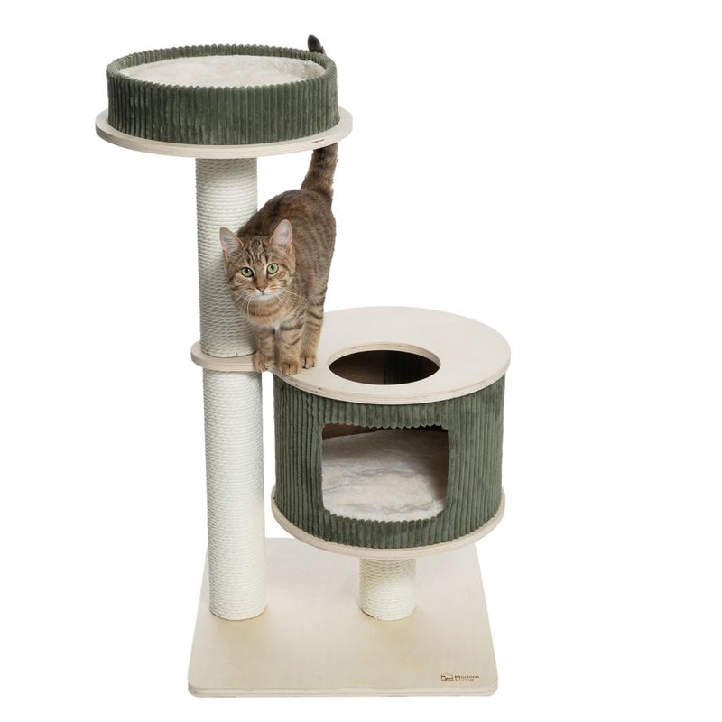 Modern Living Helsinki Scratching Tree S Army Green/Cream