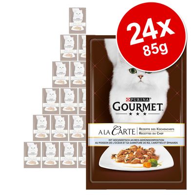 Gourmet A la Carte Saver Pack 26 x 85g Turkey & Vegetables