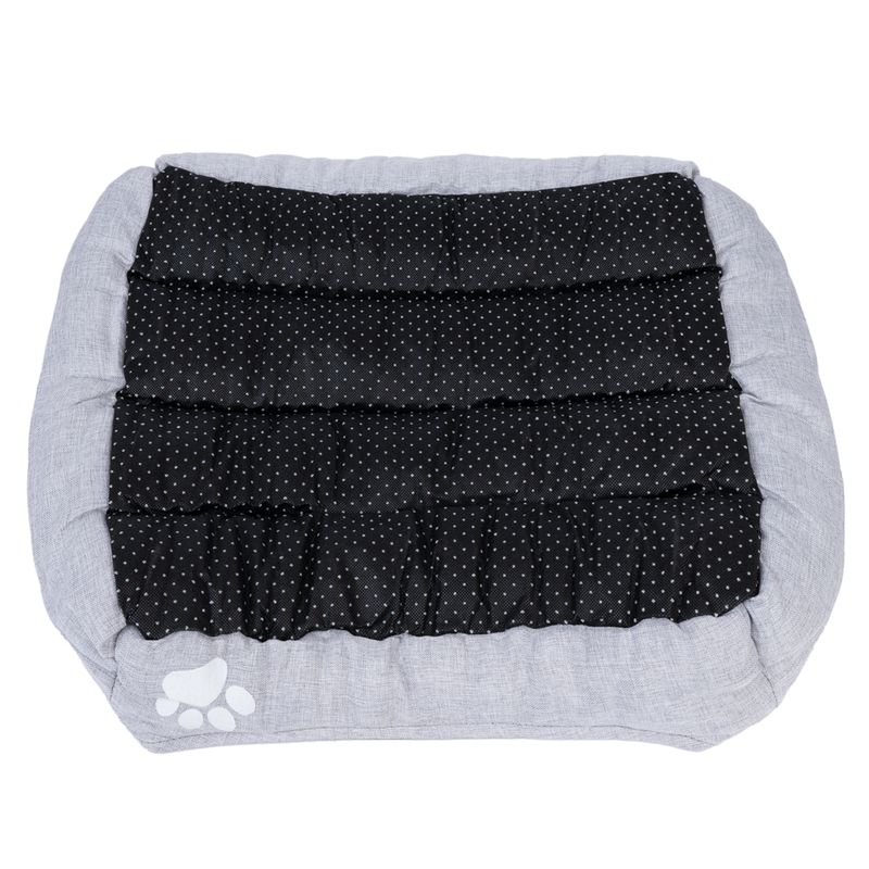 TIAKI Basic Cuddle Bed - Grey Size S: 50 x 45 x 12 cm (L x W x H)