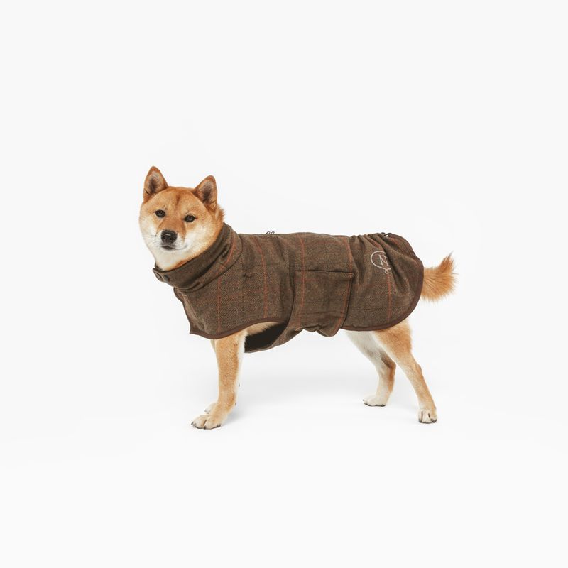 Nomad Tales Bloom Tartan Dog Coat Back length: approx. 35cm