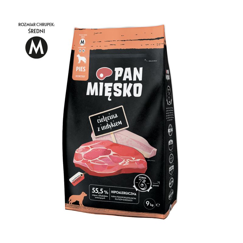 Pan Mięsko Medium Veal with Turkey 9kg