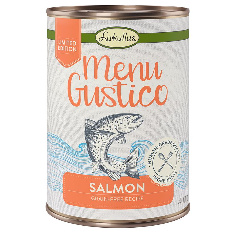 Lukullus Menu Gustico Salmon - Grain-free 6 x 400g
