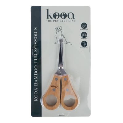 kooa Bamboo Fur Scissors S 13.8 x 6.8 x 1.2 cm (L x W x H)