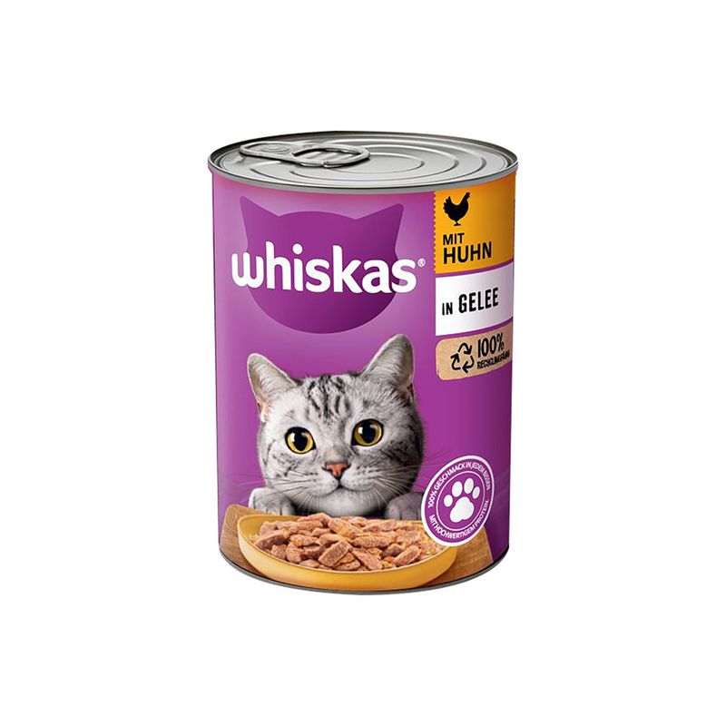 Whiskas 1+ Cans Saver Pack 24 x 400g Salmon in Jelly
