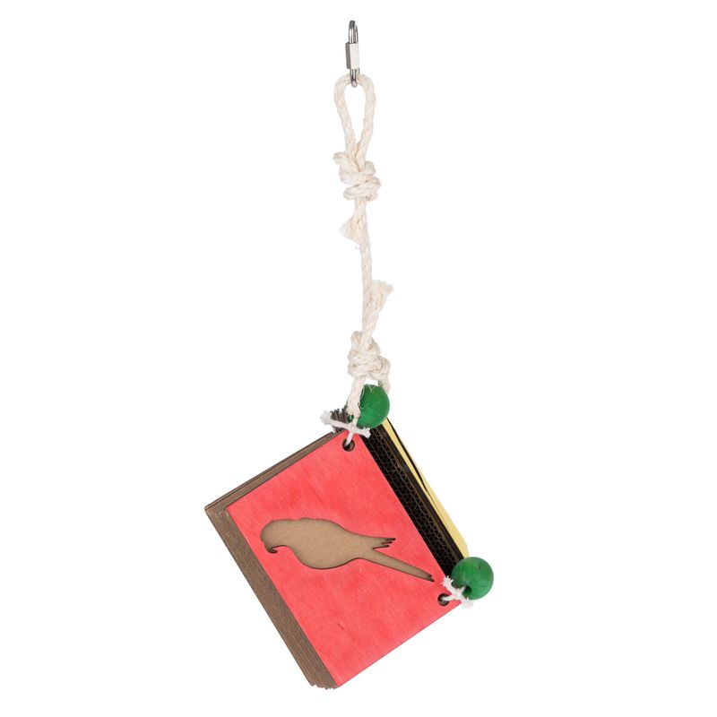 TIAKI Shredding Toy Hanging Book approx. 18 x 41cm (W x H)