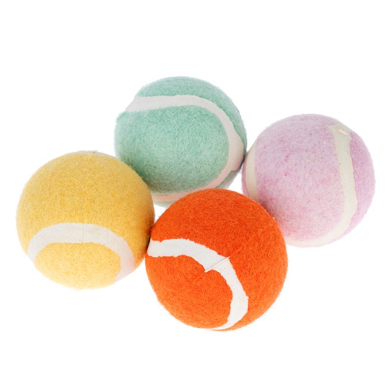 TIAKI Tennis Ball Set Set of 4 (approx. diameter 5cm)