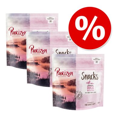 Purizon Cat Snacks Grain-Free Saver Pack 3 x 40g Mix
