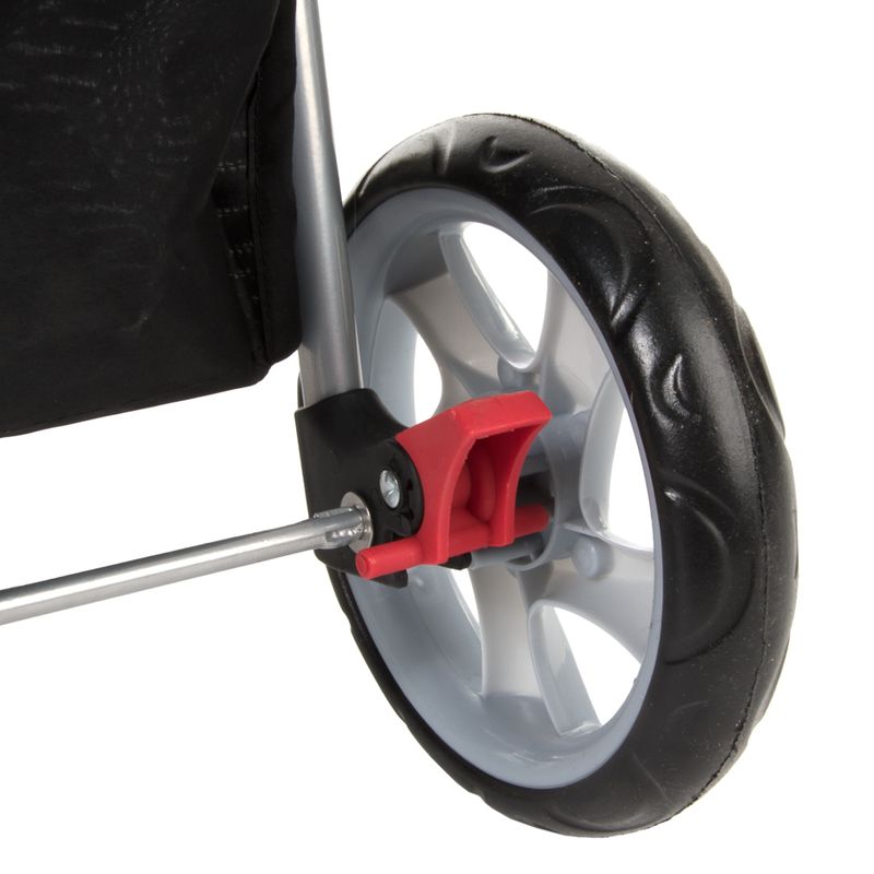 Sporty Pet Stroller for Small Dogs Navy Blue & Grey