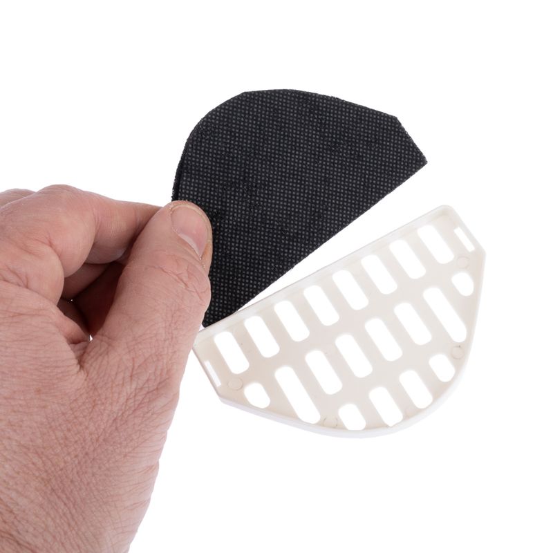 TIAKI Parfait Corner Hooded Litter Tray Cream/ pink