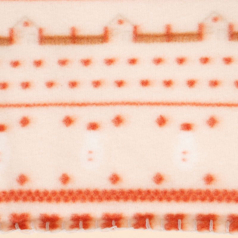 TIAKI Cosy Blanket with Nordic Winter Pattern Size S: 100 x 70 cm (L x W)