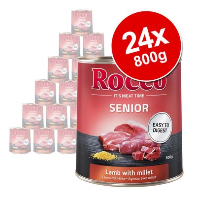 Rocco Senior Saver Pack 24 x 800g Mixed Pack (2 Varieties)