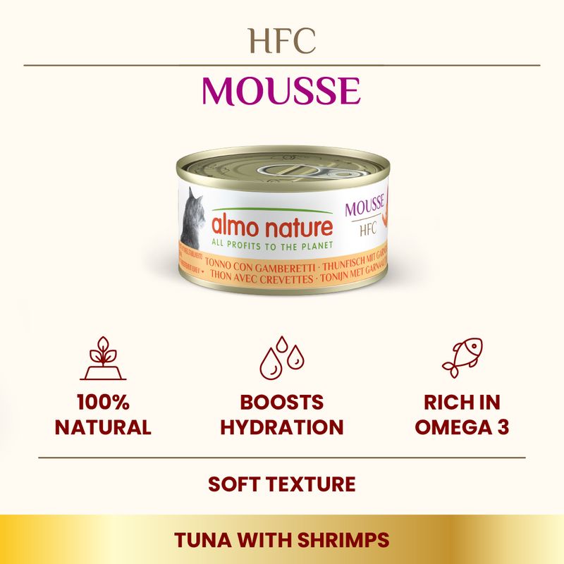 Almo Nature HFC Natural Cans Saver Pack 24 x 70g Atlantic Tuna
