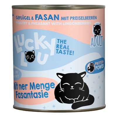 Lucky Lou Adult 6 x 800g Poultry & Trout