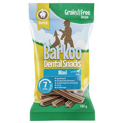 Barkoo Dental Snacks 7 Chews - Grain-Free Mini Dogs (7 Chews – 80g)