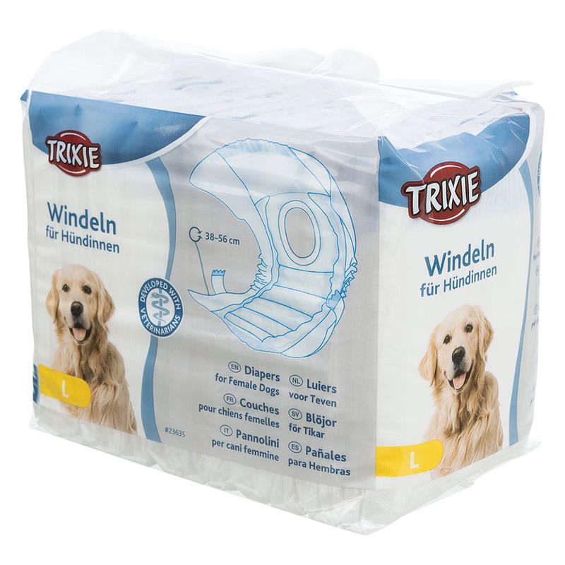 Trixie nappies for female dogs Size XS-S: 20-28 cm, 12 pieces