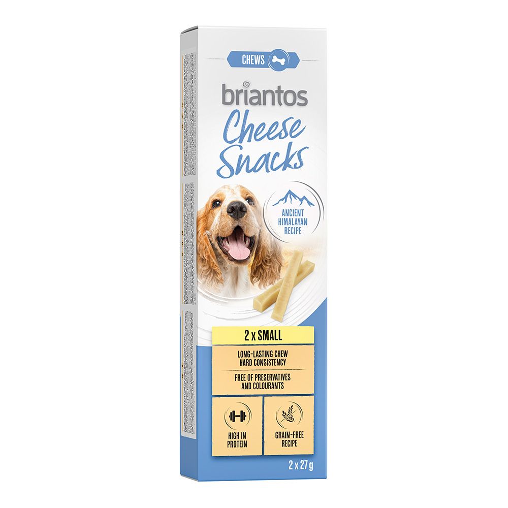 Briantos Cheese Snack Dog Chews Small (2 x 27g Chews)