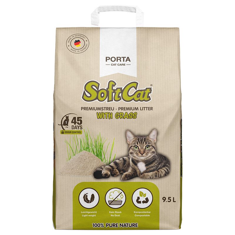 Porta SoftCat with Grass 9.5l
