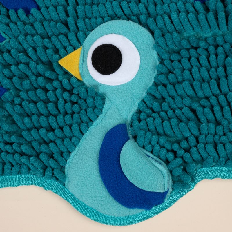 TIAKI Peacock Sniffing Mat 36 x 31 x 1 cm (L x W x H)