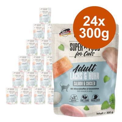 MAC's Adult Cat Pouch Saver Pack 24 x 300g Pure Chicken