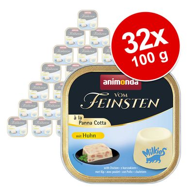 animonda Vom Feinsten Adult à la Panna Cotta 32 x 100g Chicken