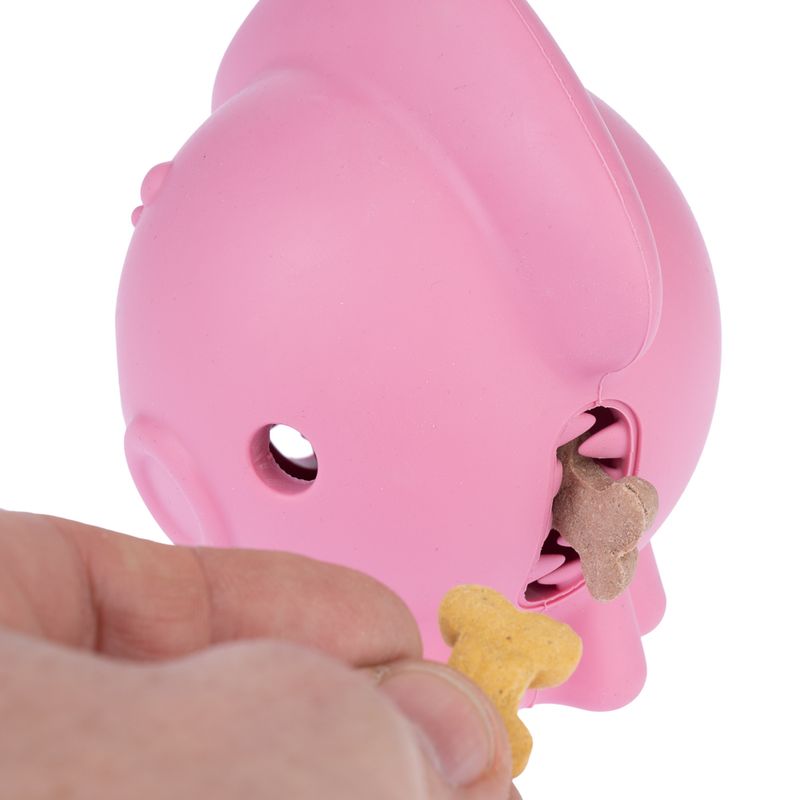 TIAKI Octopus Rubber Treat Toy 10.6 x 8.8 x 11.2 cm (L x W x H)