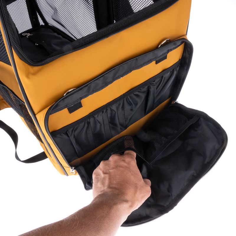 TIAKI Backpack for Pets with Extension 26 x 31 x 43cm (L x W x H)