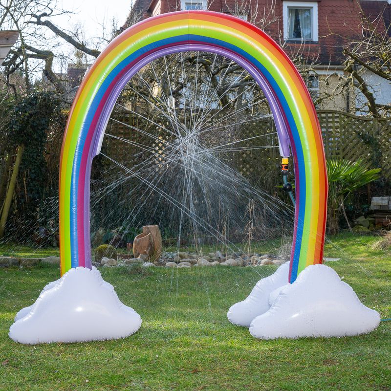 TIAKI Rainbow Pet Sprinkler approx. 200 x 65 x 165 cm (L x W x H)