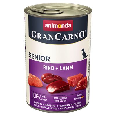 animonda GranCarno Original Senior 6 x 400g Beef & Lamb