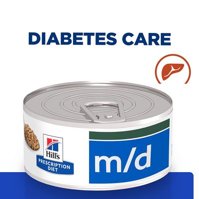 Hill's Prescription Diet Feline m/d Diabetes/Weight Management 12 x 156g Cans