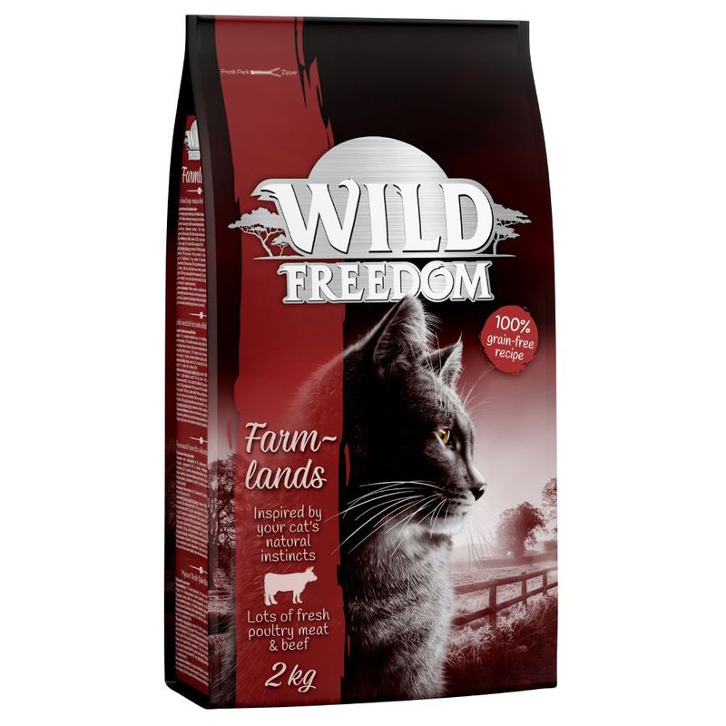 Wild Freedom Grain-Free Dry Cat Food Economy Pack 3 x 2kg Kitten \