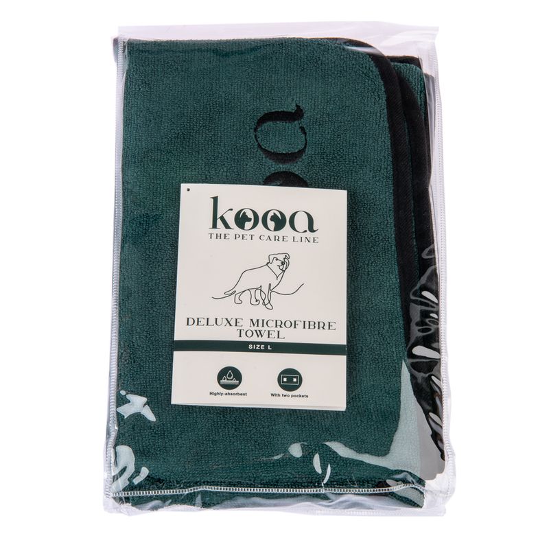 kooa Deluxe Microfibre Towel M: 90 x 60cm (L x W)