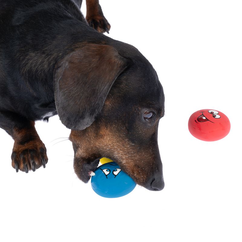 zooplus Basics Emoji Latex Balls Set of 3 (each diameter 5cm)