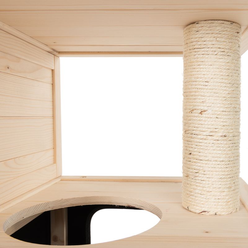 Cubist Cat House 40 x 40 x 96 cm (L x W x H)