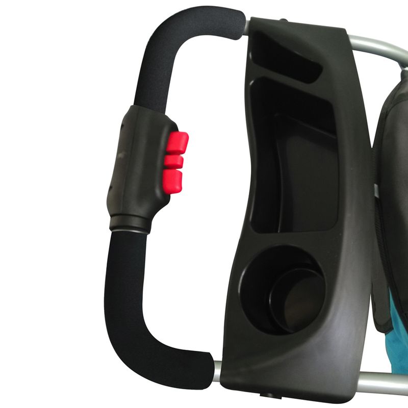 Sporty Pet Stroller for Small Dogs Navy Blue & Grey