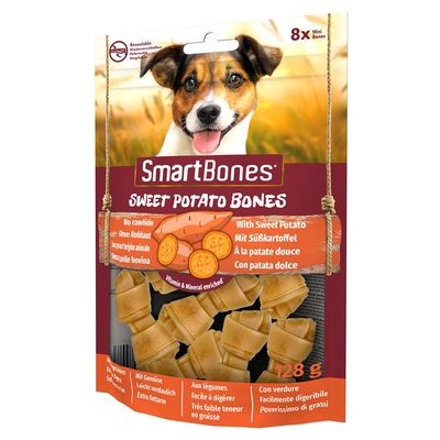 SmartBones Sweet Potato Bones for Small Dogs 8 Bones