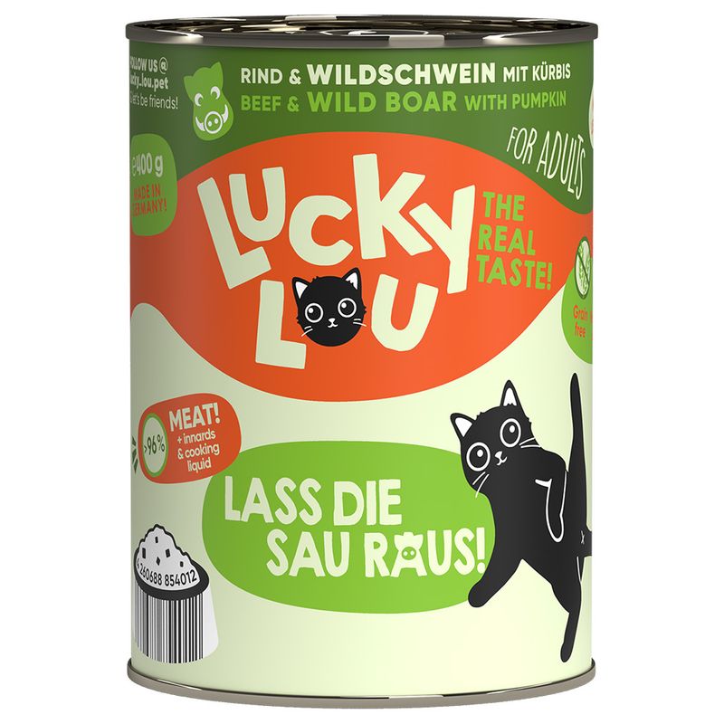 Lucky Lou Adult Saver Pack 24 x 400g Poultry