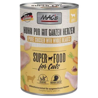 MAC's Cat 6 x 400g Poultry, Beef & Cranberry