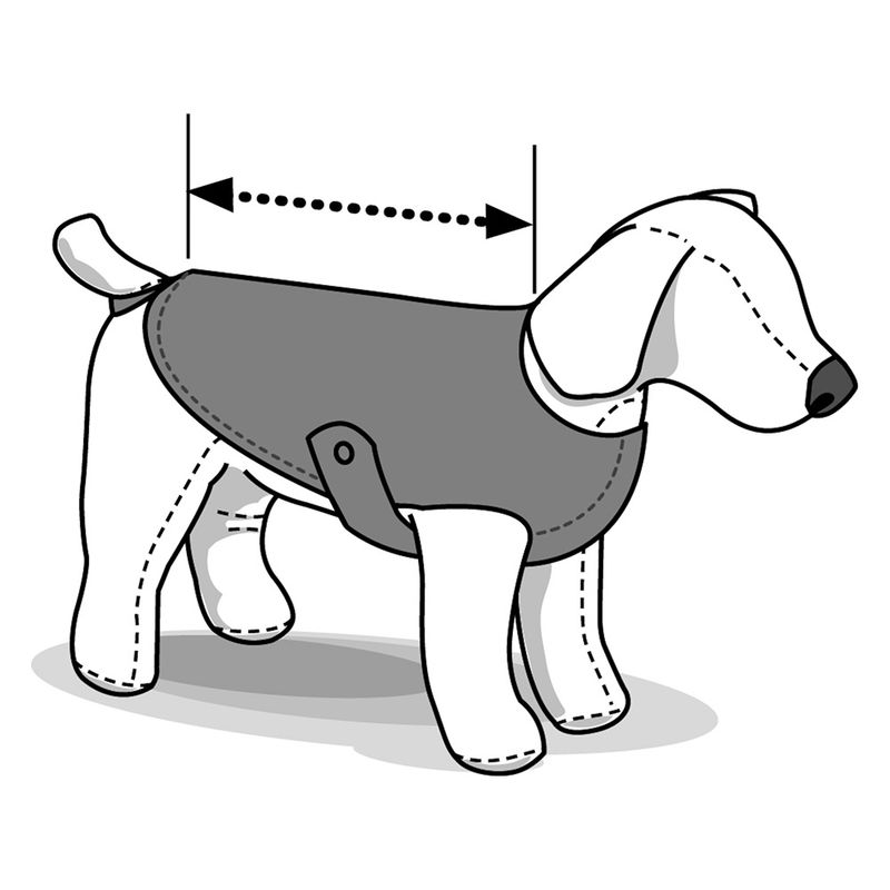 Flamingo Life Jacket Orange Size XS: approx. 25cm backlength