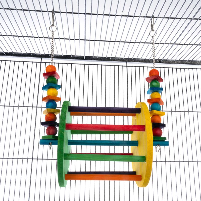 TIAKI Ferris Wheel Bird Swing Size S: 20 x 15 x 6.3cm (L x W x H)