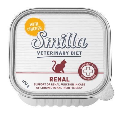 Smilla Veterinary Diet Renal with Beef: 8 x 100g