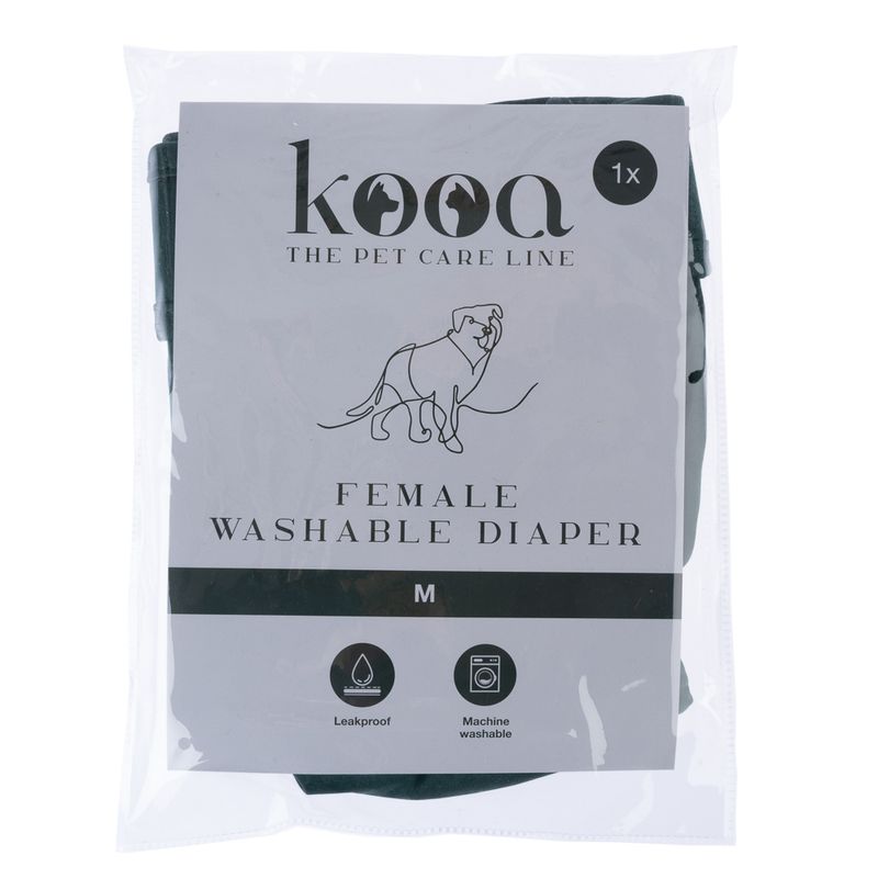 kooa Washable Nappy for Female Dogs Size XS