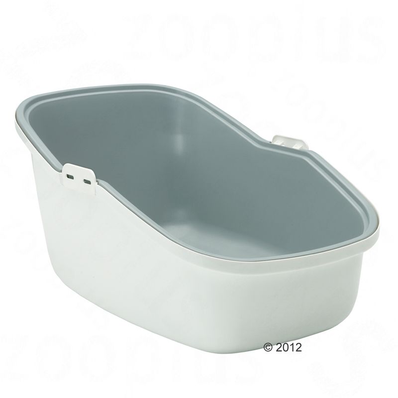 Savic Nestor Cat Litter Box Light Grey