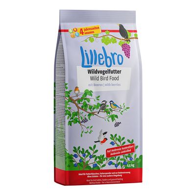 Lillebro Wild Bird Food with Berries 1.5 kg