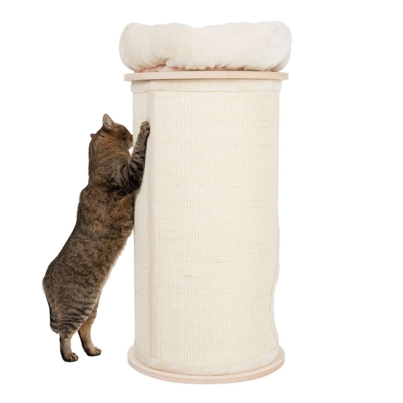 Natural Paradise Scratching Barrel - Sunflower Cream