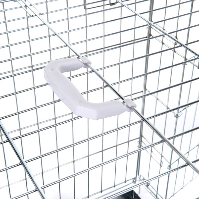 Double Door Crate with Cushion S: 63 x 55 x 61 cm (L x W x H)