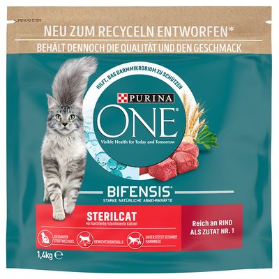 PURINA ONE SterilCat Beef 1.4kg