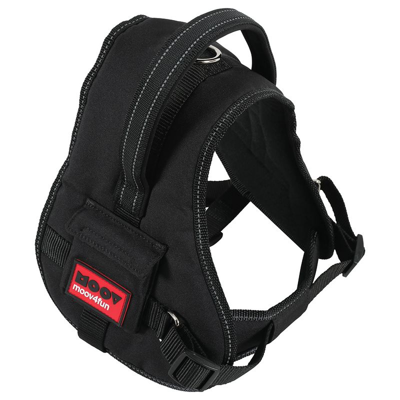 Zolux Moov Adjustable Dog Harness – Black Size M: 59 - 75cm chest girth